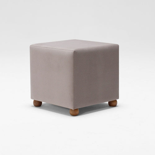 Pouf in tessuto Ranma Cappuccino (1)
