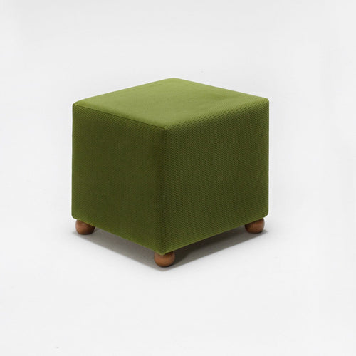 Pouf in tessuto Ranma Verde