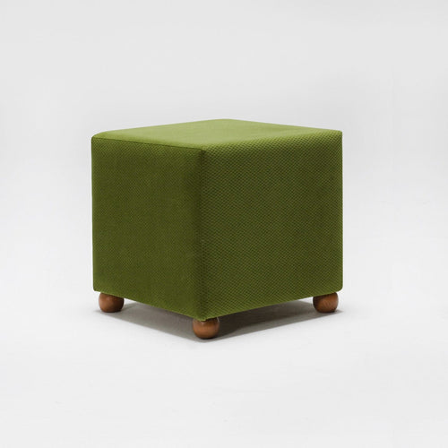 Pouf in tessuto Ranma Verde (1)