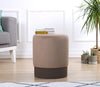 Pouf in tessuto Ropp Cappuccino (1)