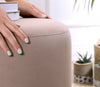 Pouf in tessuto Ropp Cappuccino (3)
