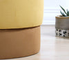 Pouf in tessuto Ropp Giallo (4)