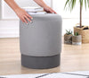 Pouf in tessuto Ropp Grigio (2)