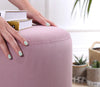 Pouf in tessuto Ropp Rosa (3)