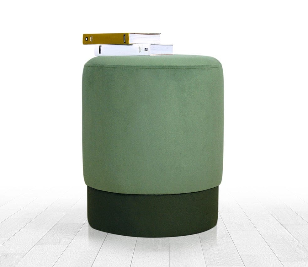 Pouf in tessuto Ropp Verde