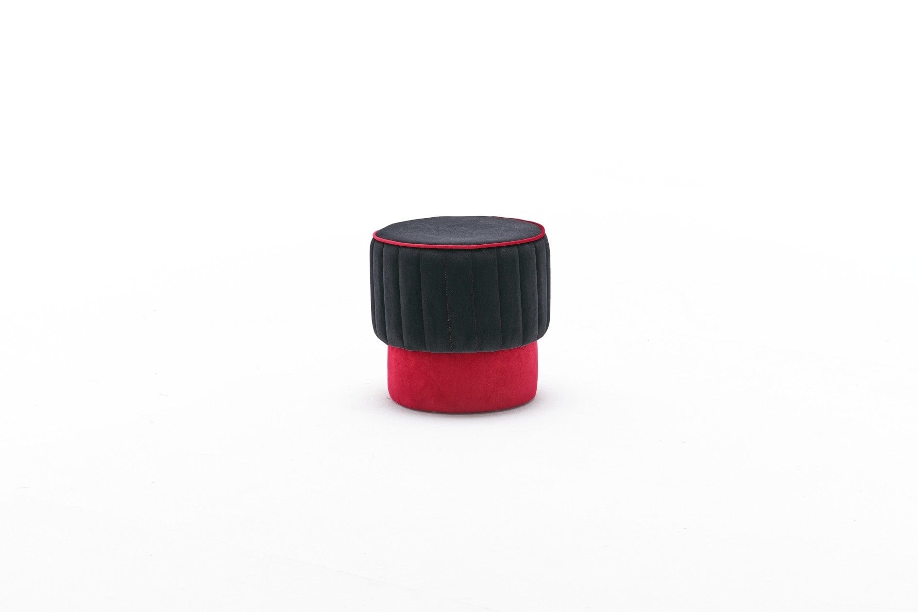 Pouf in tessuto Rose Antracite (4)