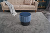 Pouf in tessuto Rose Blu (1)