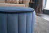 Pouf in tessuto Rose Blu (3)