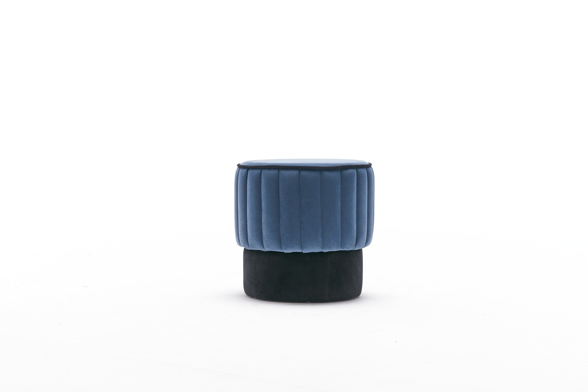 Pouf in tessuto Rose Blu (4)