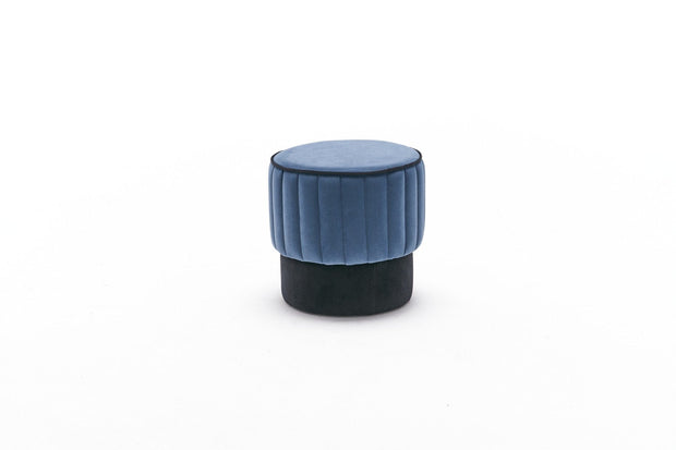 Pouf in tessuto Rose Blu (5)