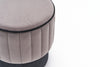 Pouf in tessuto Rose Grigio (6)