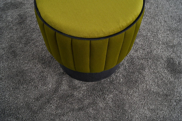Pouf in tessuto Rose Verde (3)