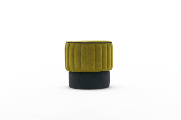 Pouf in tessuto Rose Verde (4)