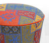 Pouf in tessuto Rug Patch II Multicolore (2)