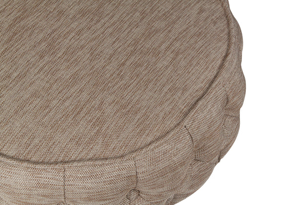 Pouf in tessuto Santa Clara Cappuccino (2)