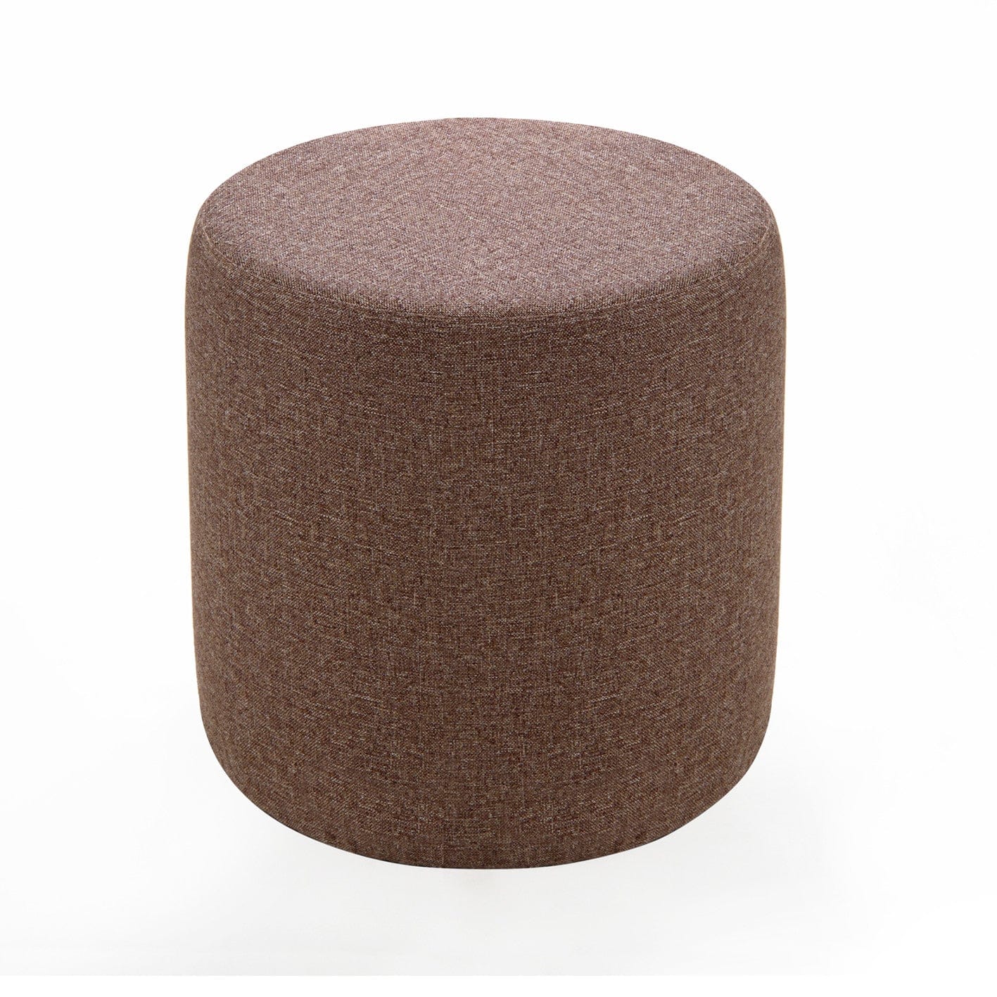 Pouf in tessuto Silindir Marrone