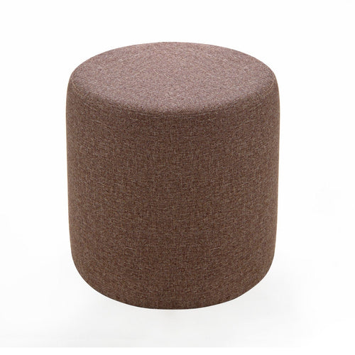 Pouf in tessuto Silindir Marrone