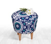 Pouf in tessuto Sky Patch I Blu (1)