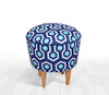 Pouf in tessuto Sky Patch II Blu (1)