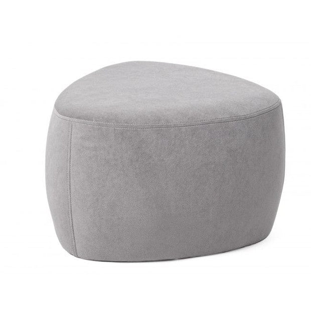 Bizzotto Pouf in tessuto Stone Grigio