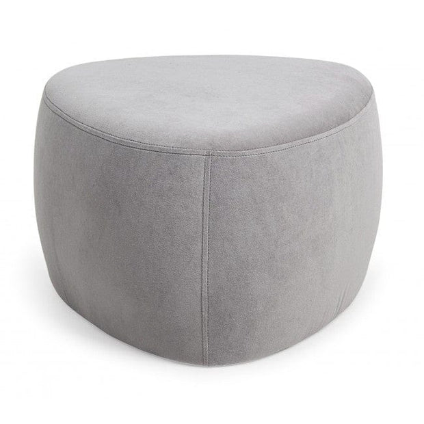 Bizzotto Pouf in tessuto Stone Grigio