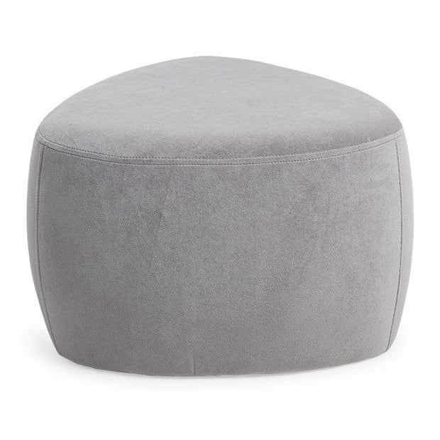 Bizzotto Pouf in tessuto Stone Grigio