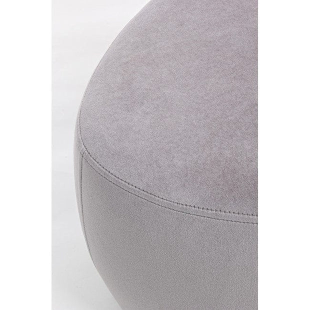 Bizzotto Pouf in tessuto Stone Grigio