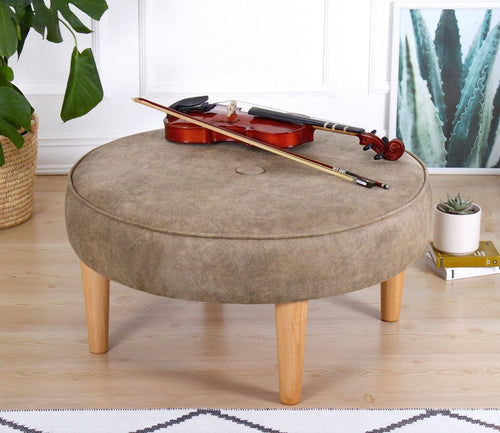 Pouf in tessuto Sunset Cappuccino (1)