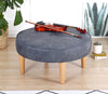 Pouf in tessuto Sunset Grigio (1)