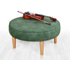 Pouf in tessuto Sunset Verde