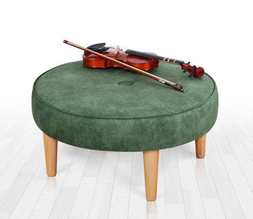 Pouf in tessuto Sunset Verde