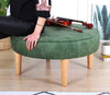 Pouf in tessuto Sunset Verde (2)