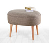 Pouf in tessuto Timoon Cappuccino