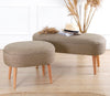 Pouf in tessuto Timoon Cappuccino (2)