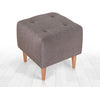 Pouf in tessuto Tomp Cappuccino