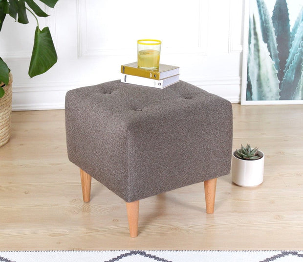 Pouf in tessuto Tomp Cappuccino (1)