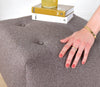 Pouf in tessuto Tomp Cappuccino (2)
