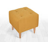 Pouf in tessuto Tomp Giallo