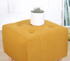 Pouf in tessuto Tomp Giallo (2)