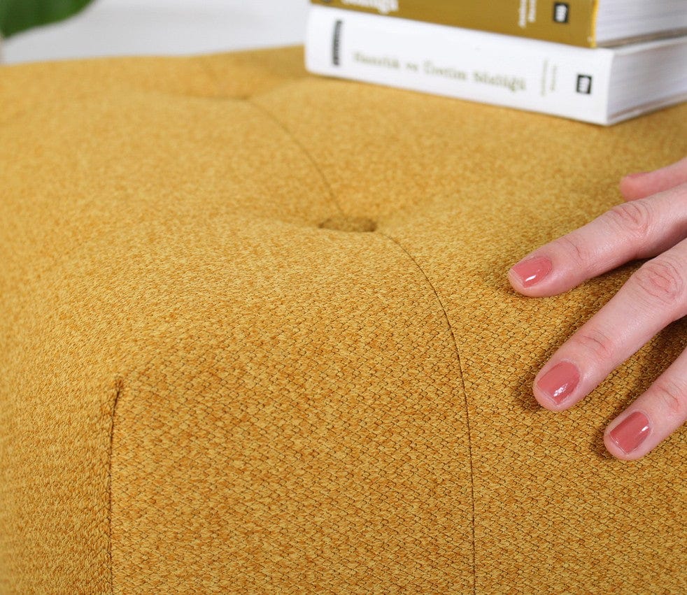 Pouf in tessuto Tomp Giallo (3)