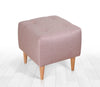 Pouf in tessuto Tomp Rosa