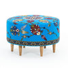 Pouf in tessuto Torino Multicolore