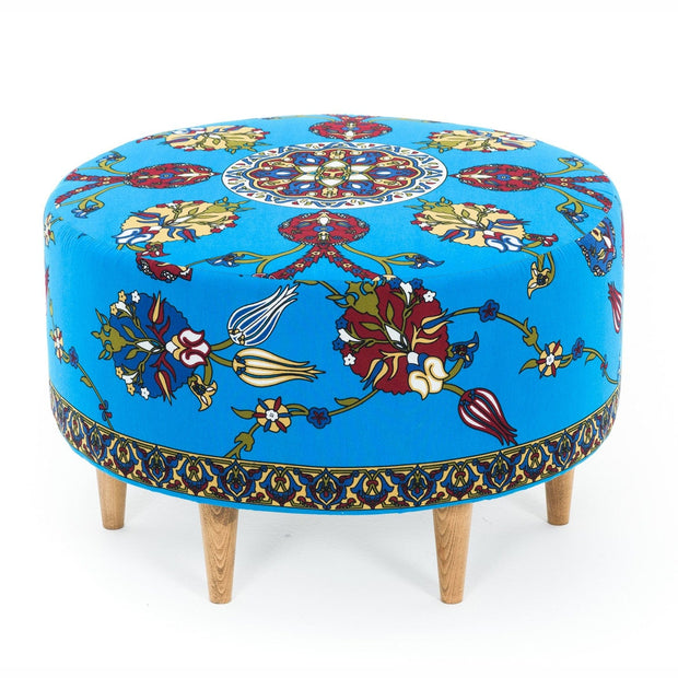 Pouf in tessuto Torino Multicolore (1)
