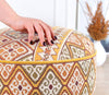 Pouf in tessuto Ulag Patch I Giallo (3)