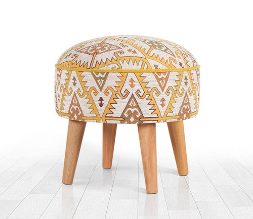 Pouf in tessuto Ulag Patch II Giallo