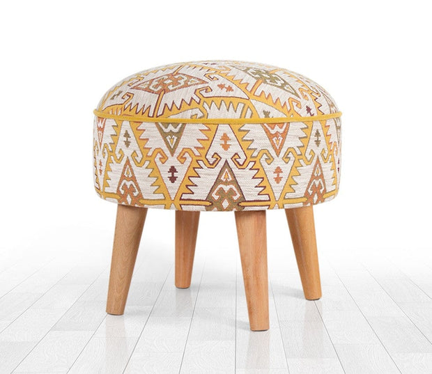 Pouf in tessuto Ulag Patch II Giallo
