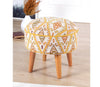 Pouf in tessuto Ulag Patch II Giallo (3)