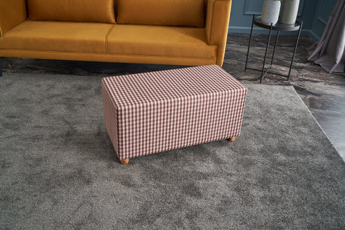 Pouf in tessuto Vera Rectangle Multicolore