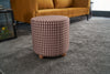 Pouf in tessuto Vera Round Multicolore (1)