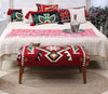 Pouf in tessuto Vezir Patch I Multicolore (3)
